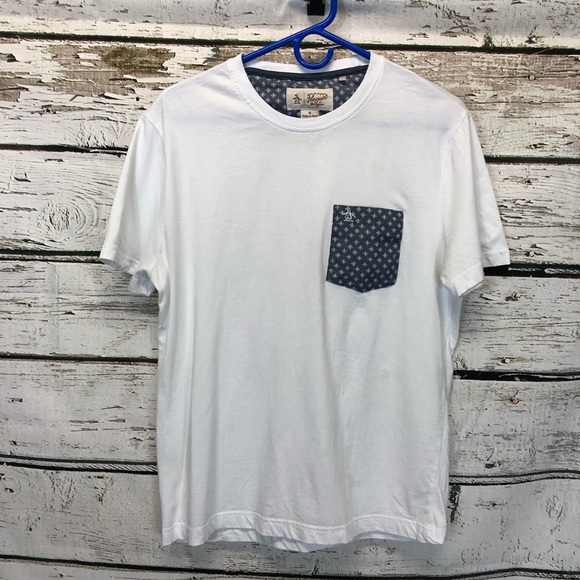 Original Penguin Other - Original Penguin White Tee with pocket EUC medium